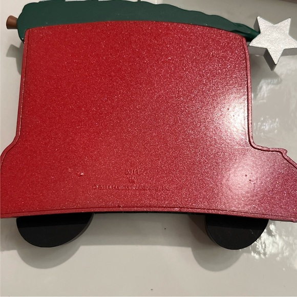 HALLMARK Keepsake Ornament 2011 Our Family Photo Holder Tree On Red Car Lot Of 2 - Picture 14 of 14